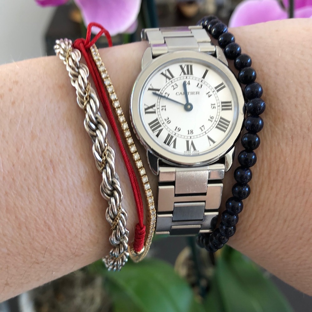 💯Vintage Tiffany and Co. Silver & Gold Rope